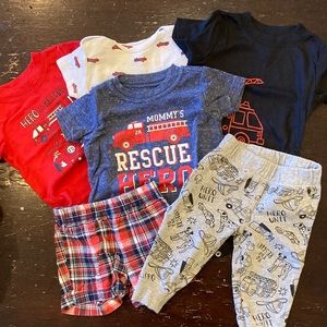 Carter’s Fire Hero outfit set (6 months)